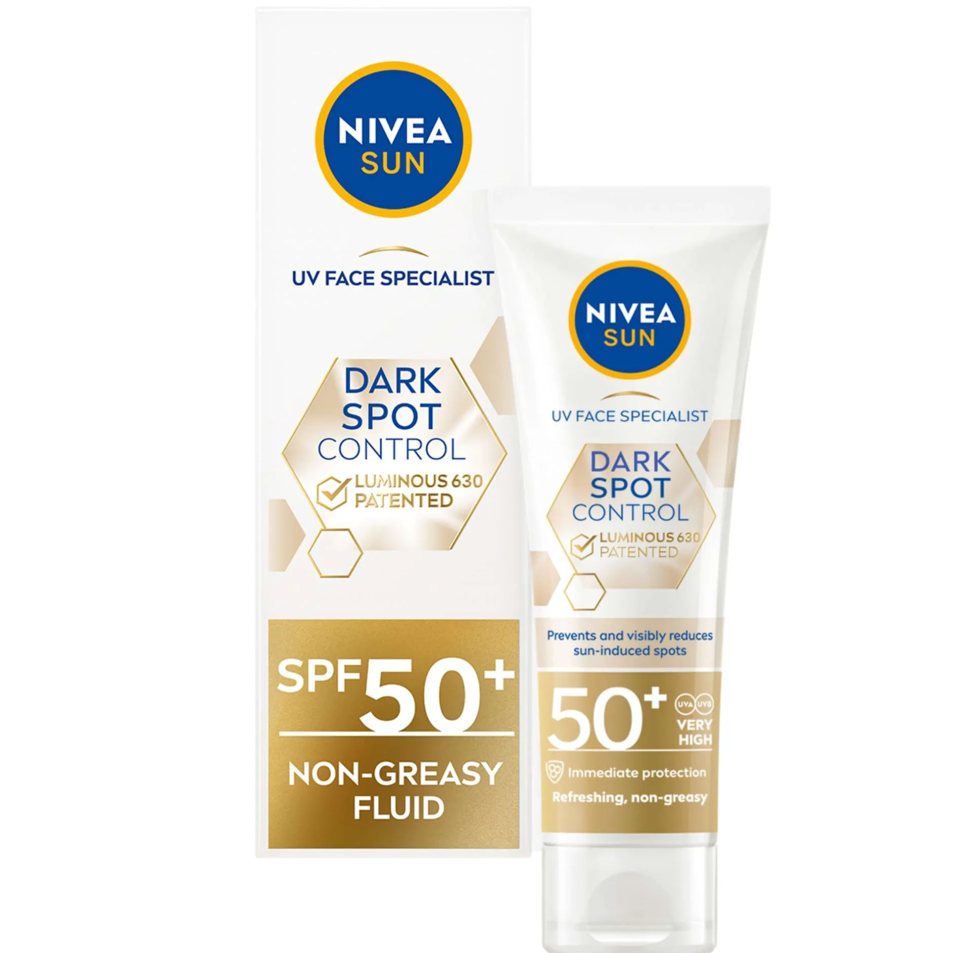 Nivea Sun Care UV Face Specialist Luminous630 SPF50+ Fluid 40ml Outlet