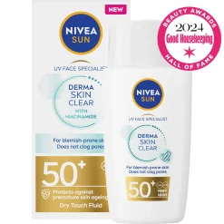 Nivea Sun Care UV Face Specialist Derma Skin Clear SPF50+ 40ml Clearance