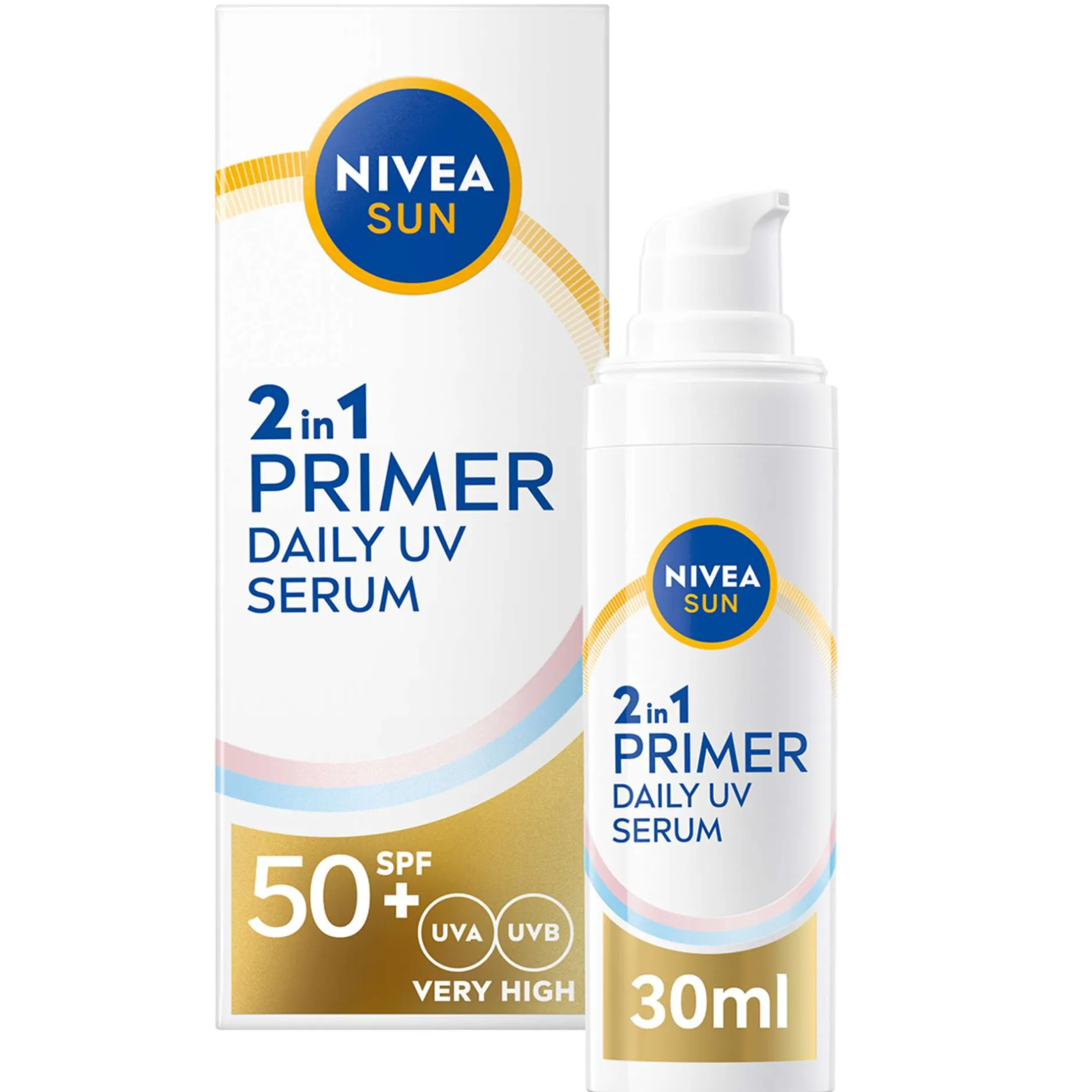 Nivea Sun Care UV Face Specialist 2in1 Primer Daily UV Serum SPF50+ 40ml Clearance
