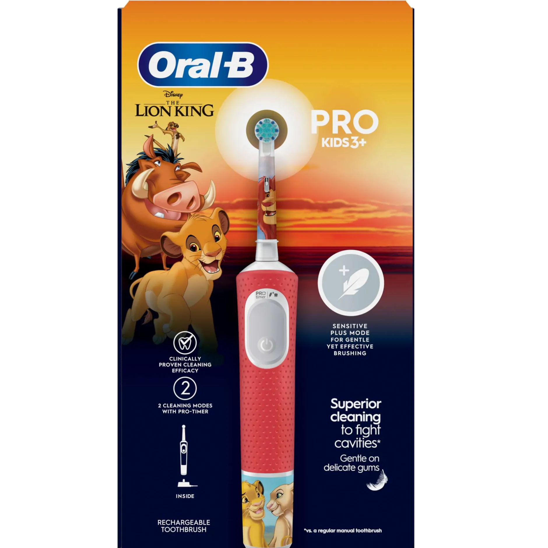 Oral-B Disney Kids Lion King Electric Toothbrush Designed By Braun Online