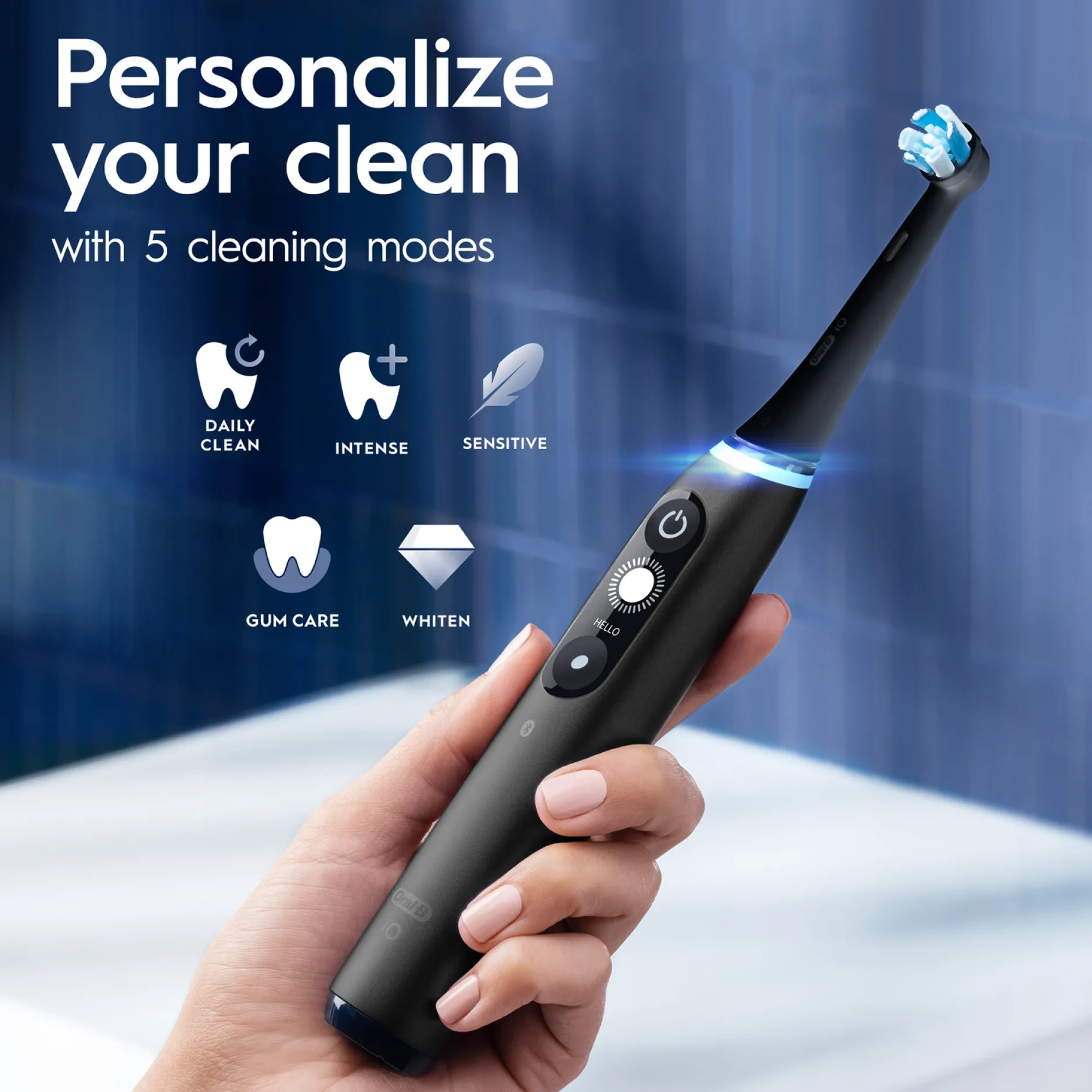 Oral-B iO 7 - Black Electric Toothbrush Hot