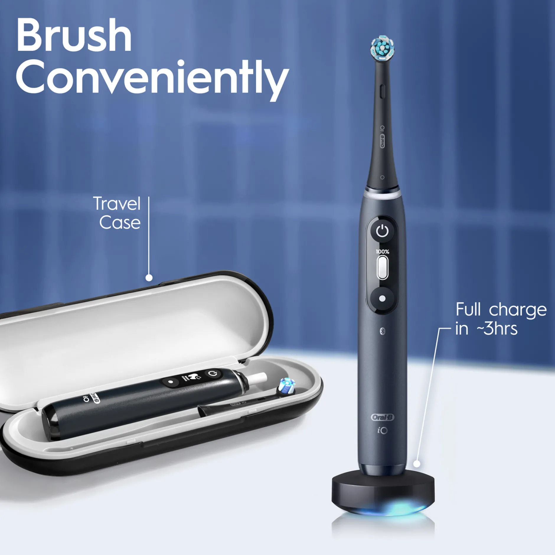 Oral-B iO 7 - Black Electric Toothbrush Hot