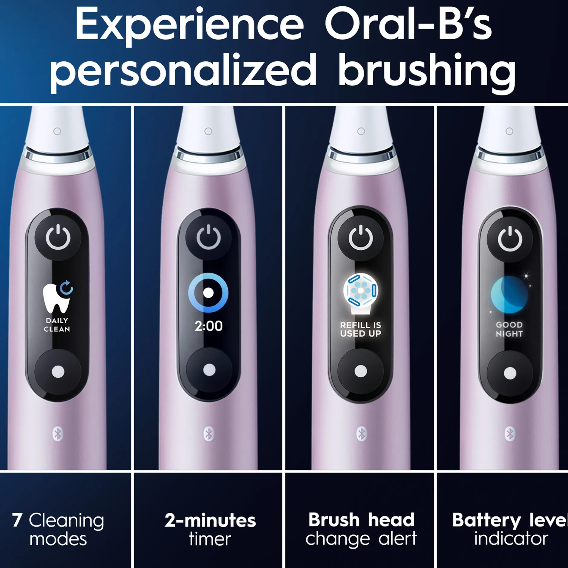 Oral-B iO 9 - Rose Quartz Electric Toothbrush New