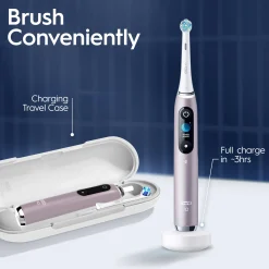Oral-B iO 9 - Rose Quartz Electric Toothbrush New