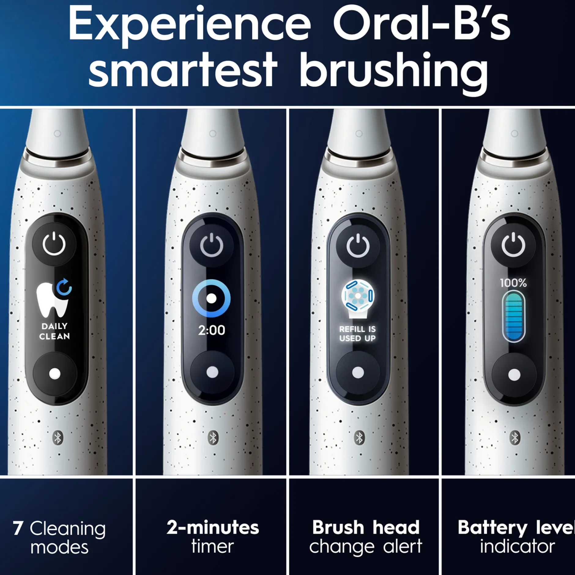 Oral-B iO 10 Stardust White Electric Toothbrush with Charging Travel Case Sale