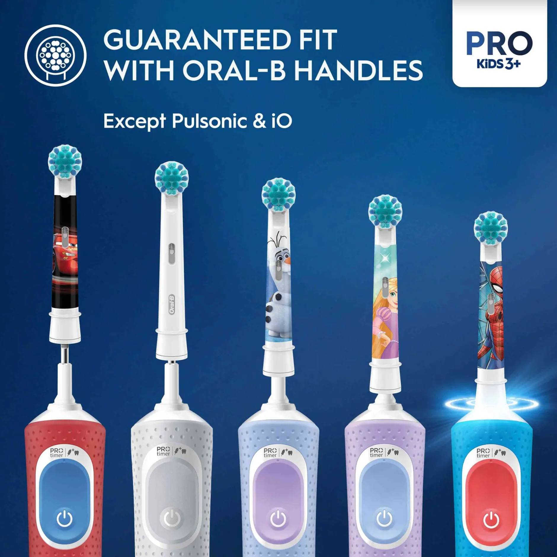 Oral-B Toothbrush Heads Pro Kids Toothbrush Heads Featuring Disney Frozen 4 Pack Hot