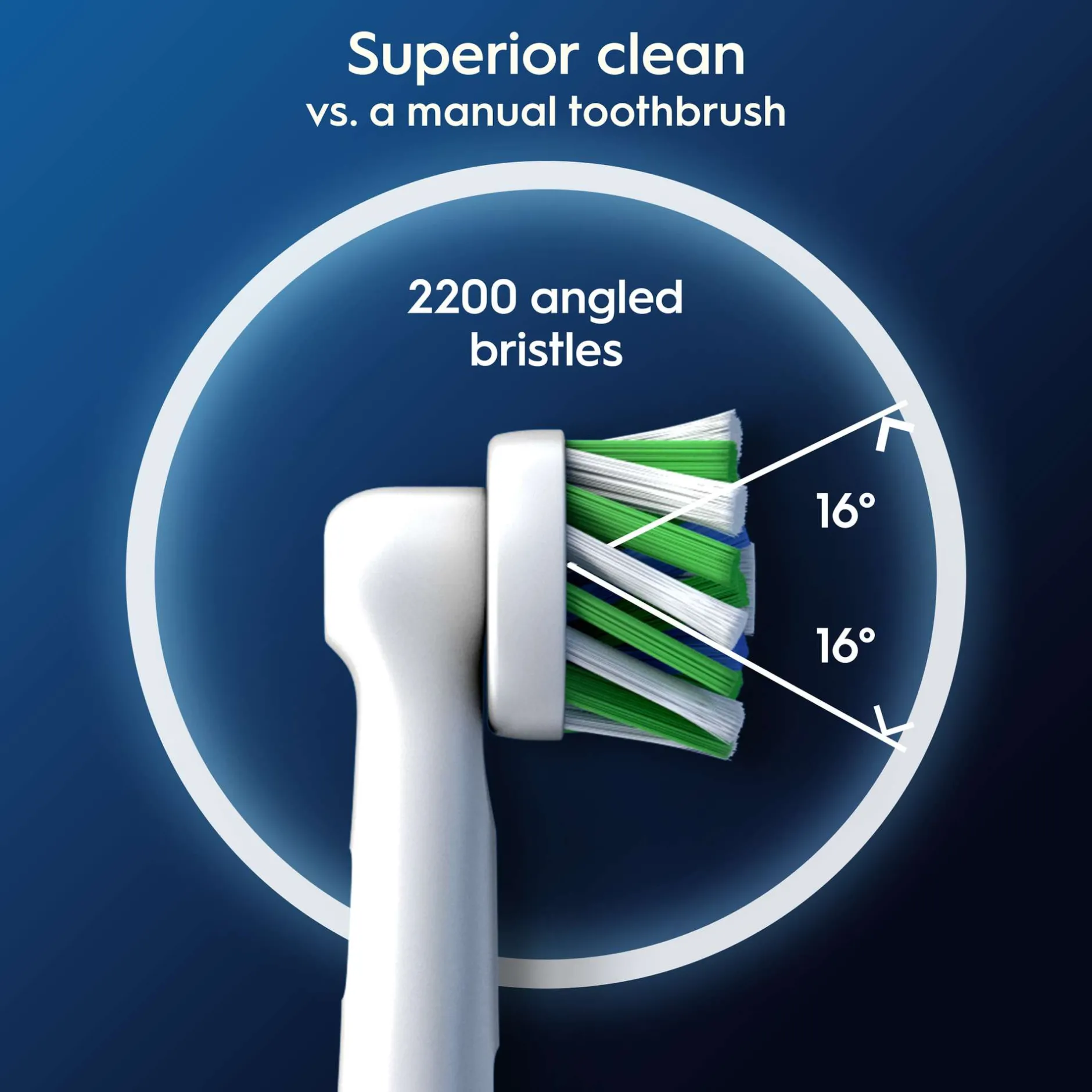 Oral-B Toothbrush Heads Pro Cross Action White Toothbrush Heads 4 Pack Sale