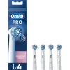 Oral-B Toothbrush Heads Pro Sensitive Clean White Toothbrush Heads 4 Pack Discount