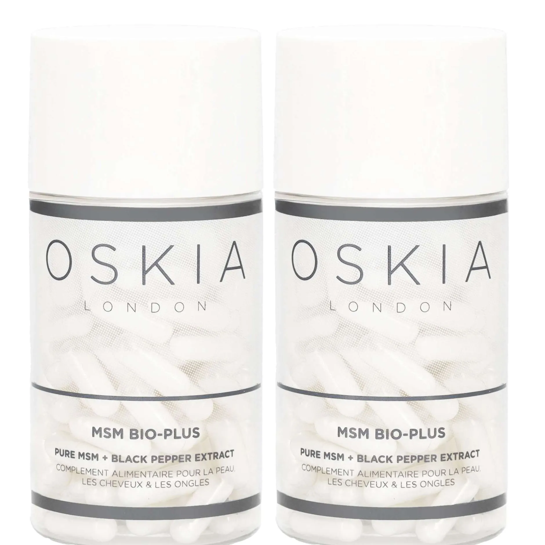 Oskia Bundles MSM Bio-Plus Pure MSM + Black Pepper Extract 2 x 120 Capsules Sale