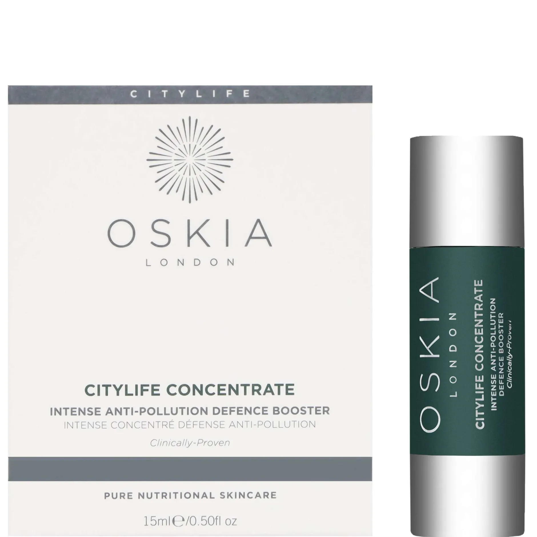 Oskia Facial Oils & Serums Citylife Anti-Pollution & Anti-Oxidant Concentrate Booster 15ml
