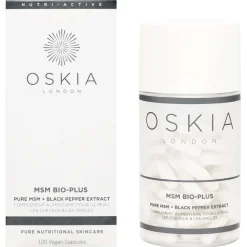 Oskia Supplements MSM Bio-Plus Pure MSM + Black Pepper Extract 120 Capsules Sale