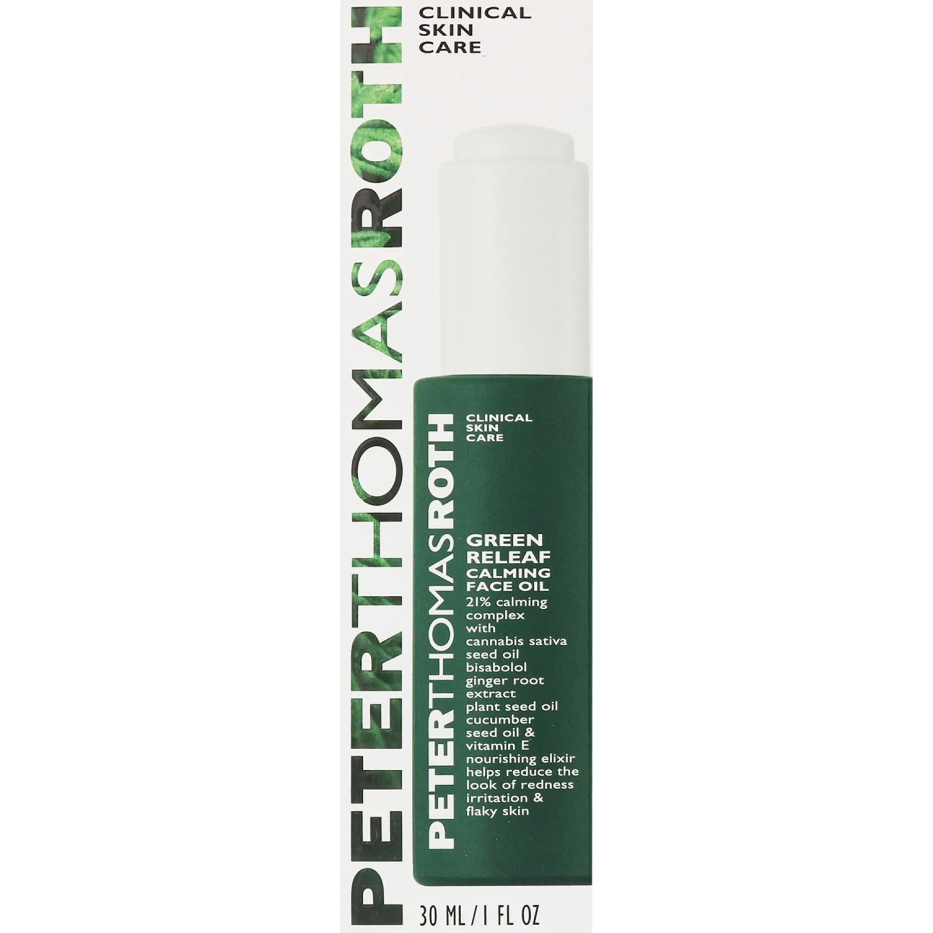 Peter Thomas Roth Green Releaf Calming Face Oil 30ml Hot