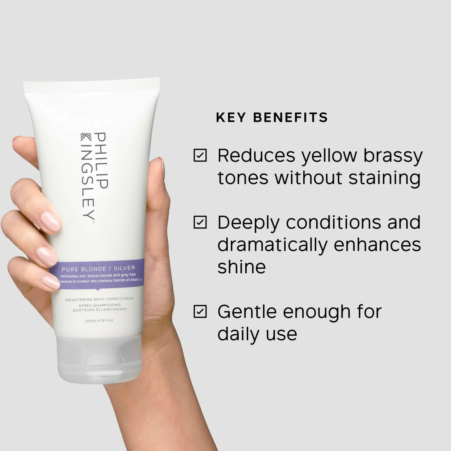 Philip Kingsley Conditioner Pure Blonde / Silver Daily 1000ml Sale