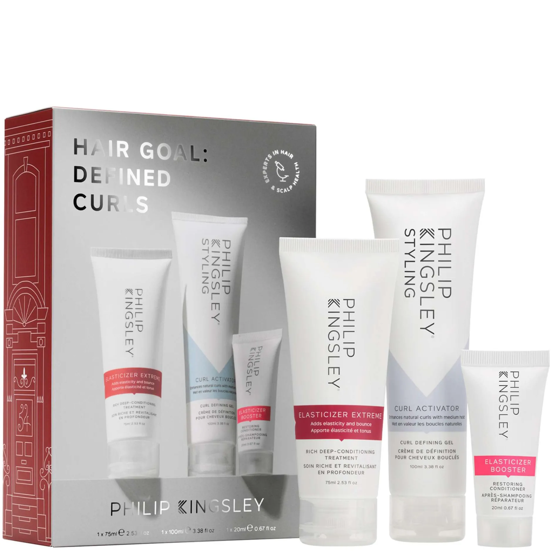 Philip Kingsley Hair Goal Defined Curls Giftset (Worth £50.00) New