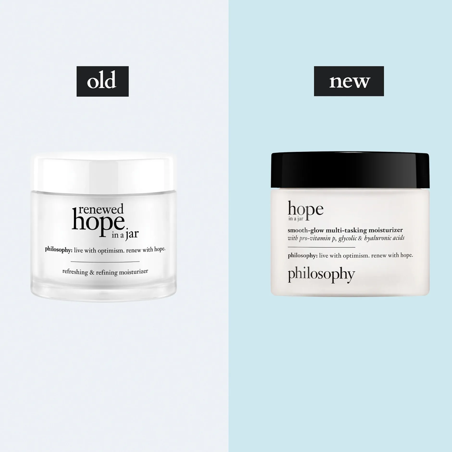 philosophy Hope In A Jar Smooth-Glow Multi-Tasking Moisturizer 60ml New