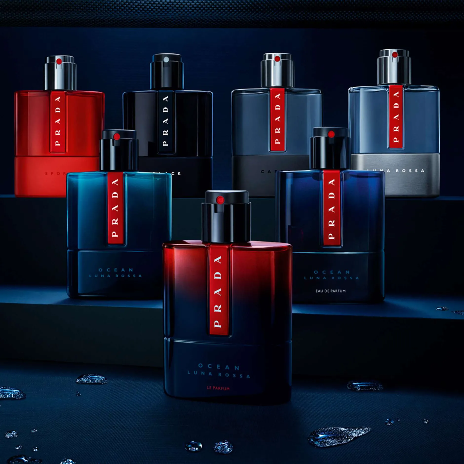 Prada Luna Rossa Black Eau de Parfum Spray 50ml New