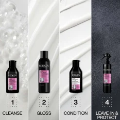 Redken Acidic Color Gloss Sulphate-Free Shampoo Glass-Like Shine for Colour Treated Hair 300ml Hot