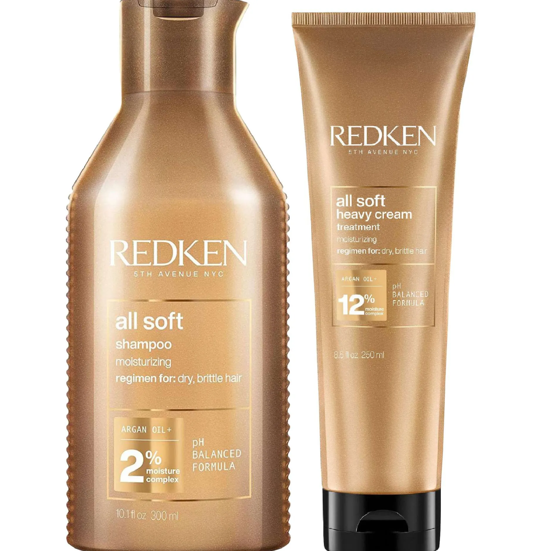 Redken Bundles Duo: All Soft Heavy Cream 250ml & All Soft Shampoo, For Dry Hair, Intense Softness and Shine 300ml Best
