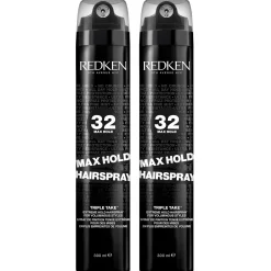 Redken Bundles Duo: Max Hold Hairspray for Extreme Hold 300ml x 2 Hot
