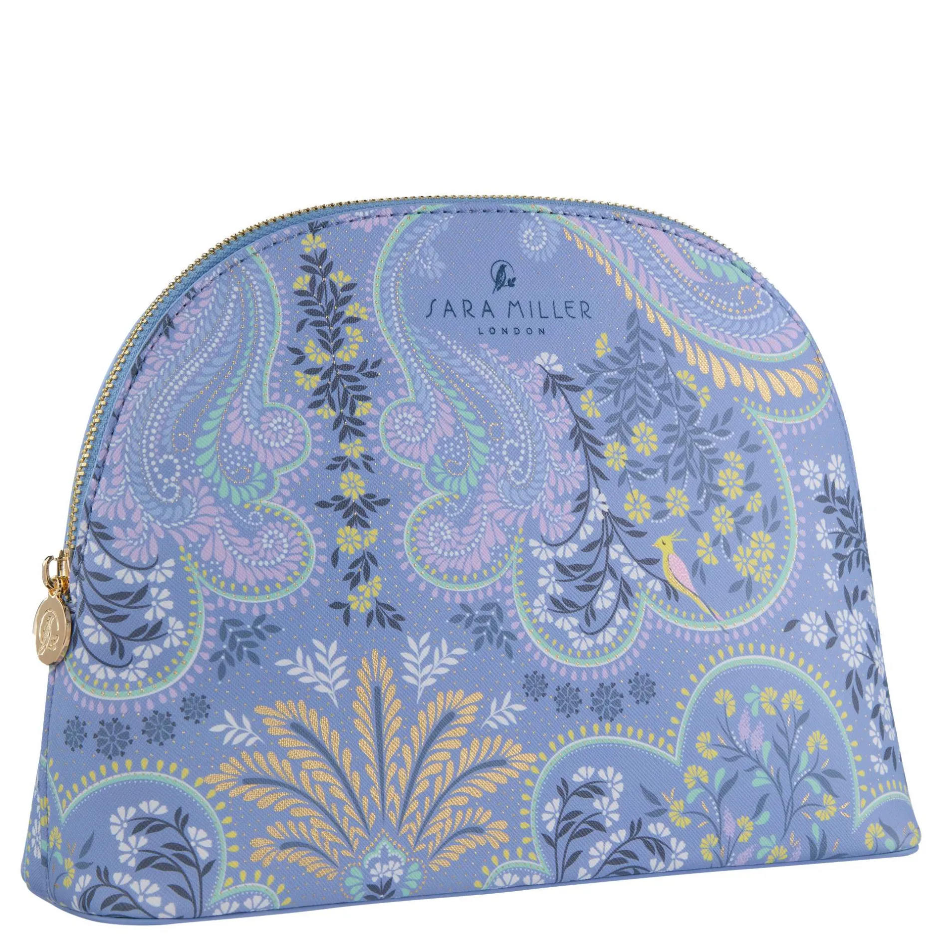 Sara Miller London Savannah Large Cosmetic Bag Blue Sale