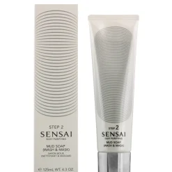 SENSAI Silky Purifying Step 2 Cleanse & Purify Mud Soap (Wash & Mask) 125ml Hot