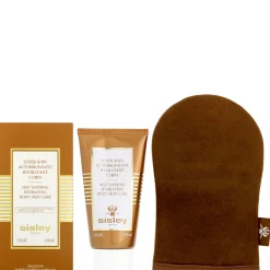 Sisley Sun Care Self Tanning Hydrating Body Skin Care 150ml & Mitt Set Sale