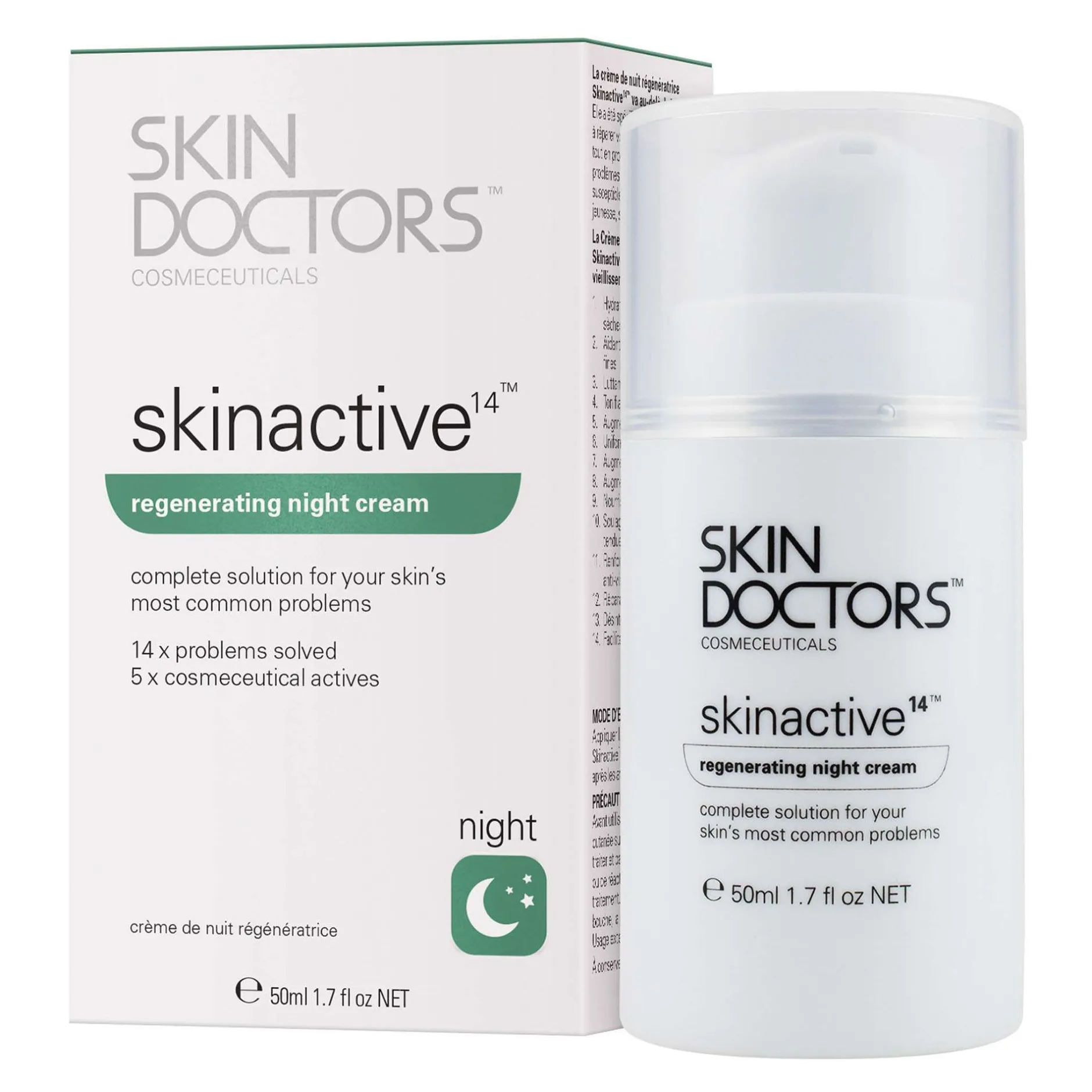 Skin Doctors Face Skinactive14 Regenerating Night Cream 50ml Outlet