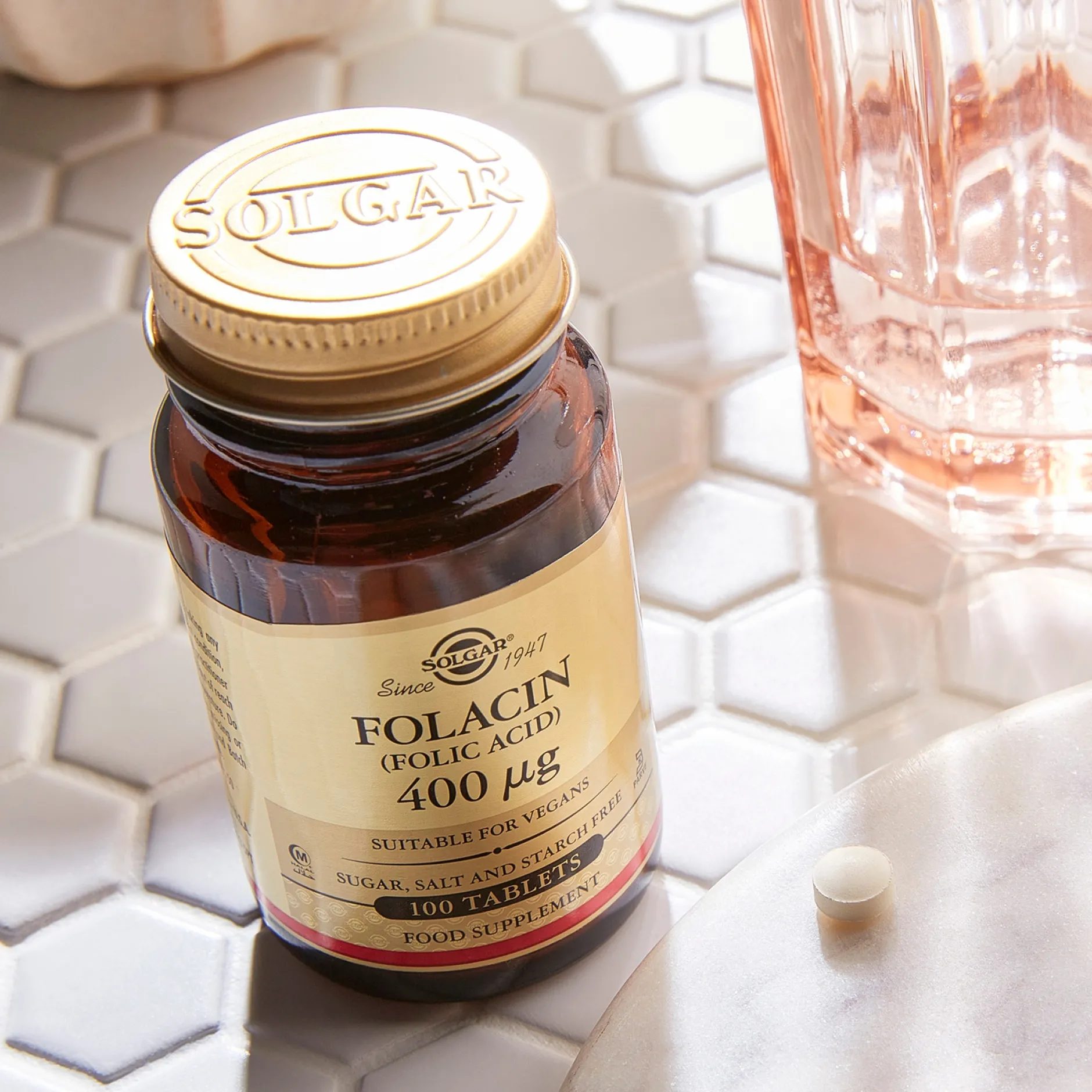 Solgar Vitamins Folate (as Metafolin®) 400µg Tablets x 50 Online