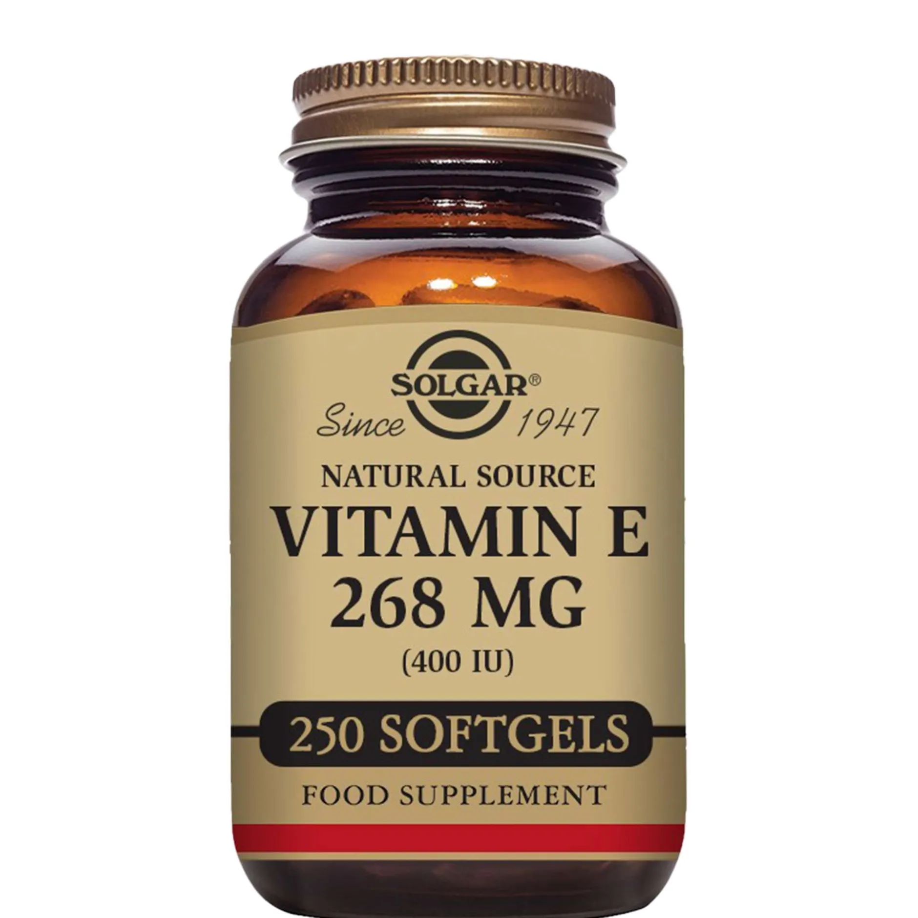 Solgar Vitamins Natural Source Vitamin E 268mg (400 IU) Softgels x 250 Best