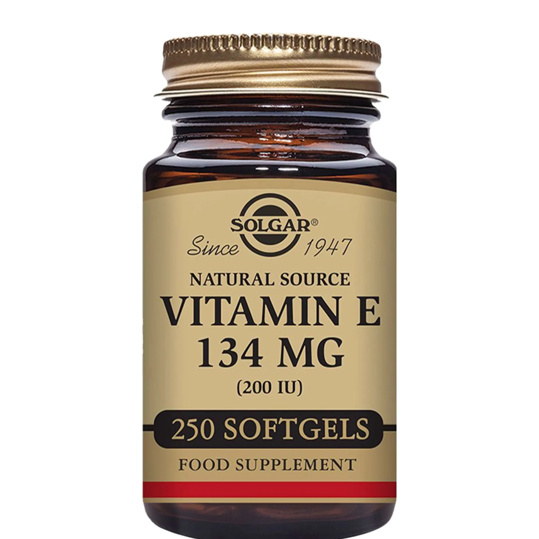 Solgar Vitamins Natural Source Vitamin E 134mg (200 IU) Softgels x 250 Sale
