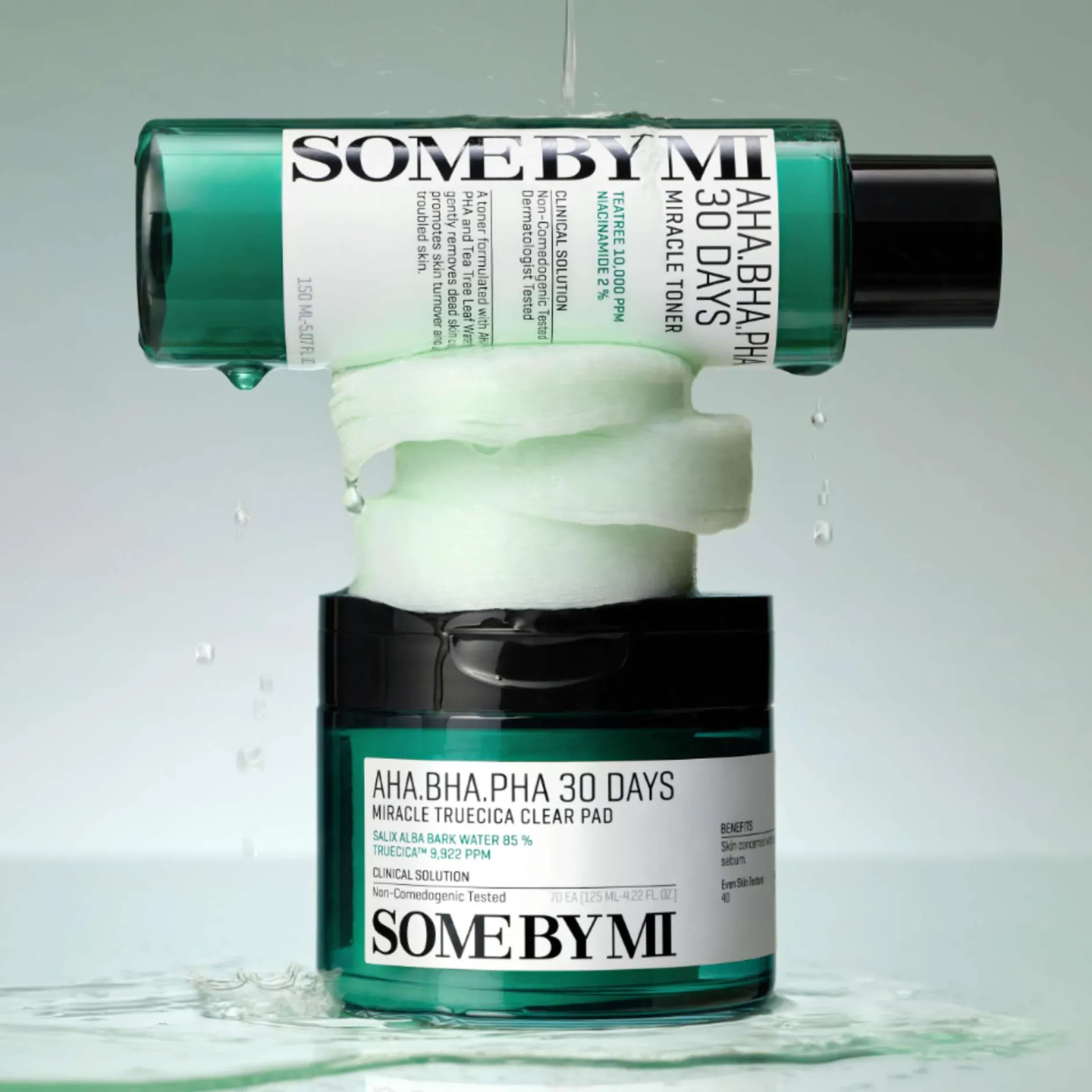 Some By Mi Skincare AHA-BHA-PHA 30 Days Miracle Truecica Clear Pad x 70 Clearance