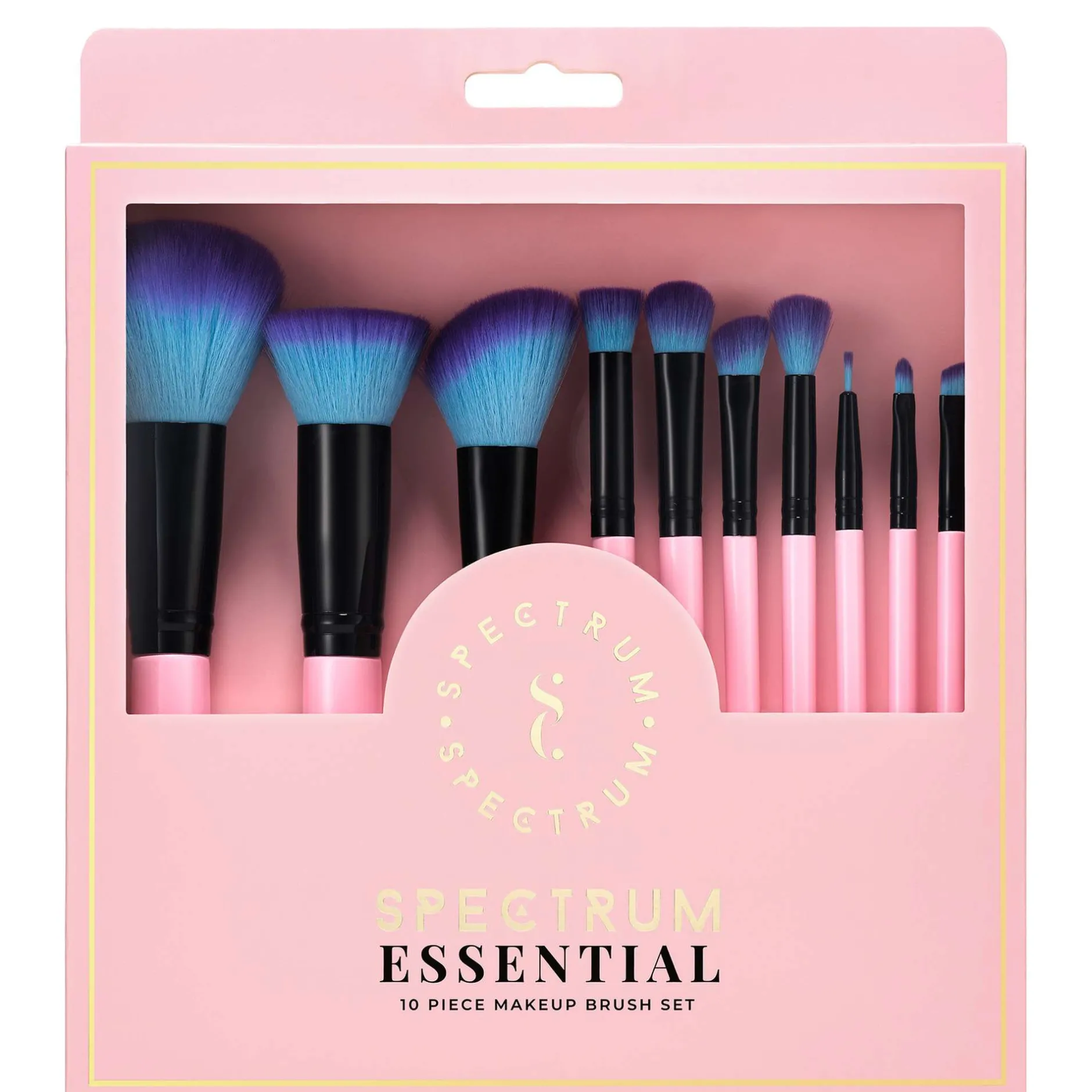 Spectrum Everyday Sets Millennial Pink 10 Piece Pink Essential Makeup Brush Set Outlet
