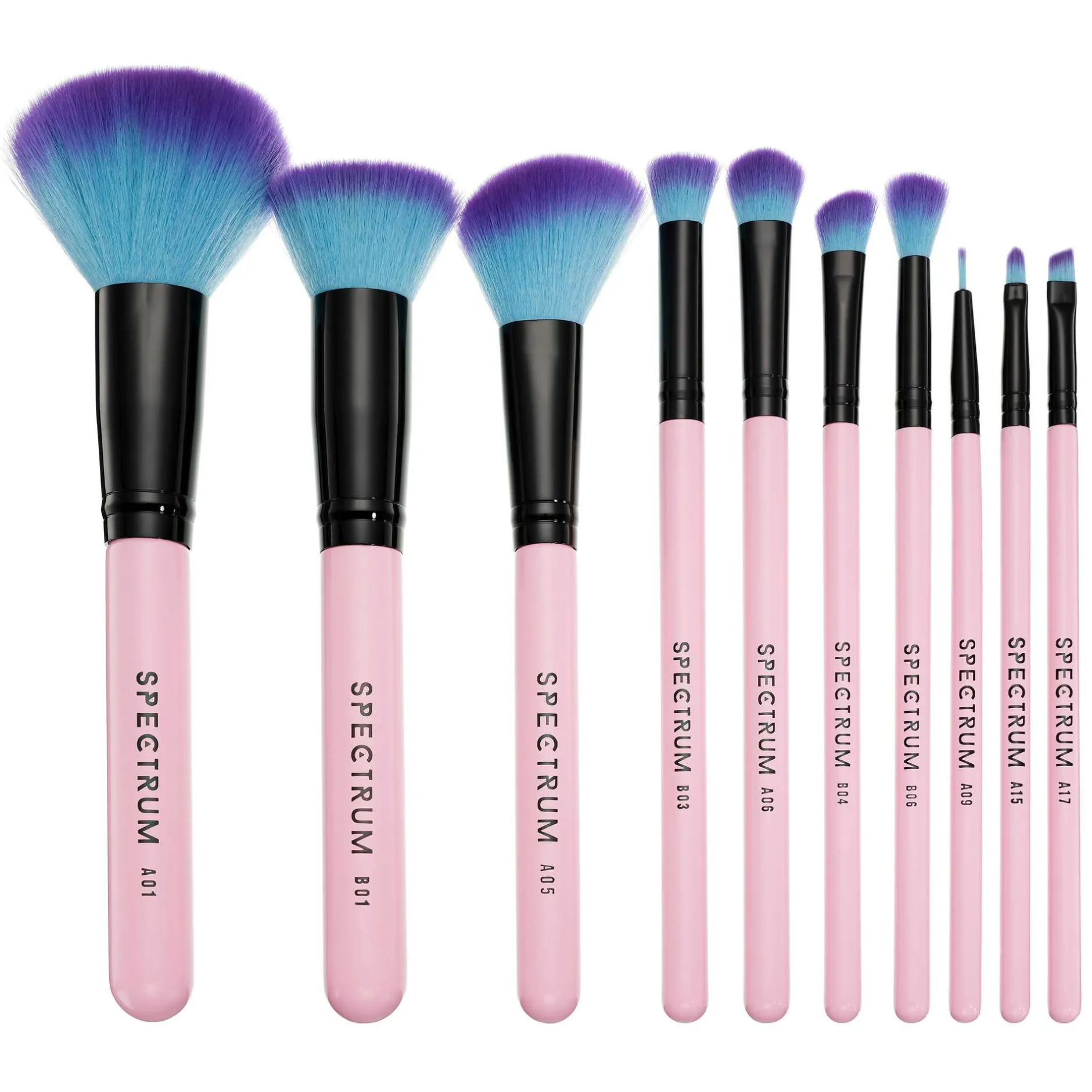 Spectrum Everyday Sets Millennial Pink 10 Piece Pink Essential Makeup Brush Set Outlet