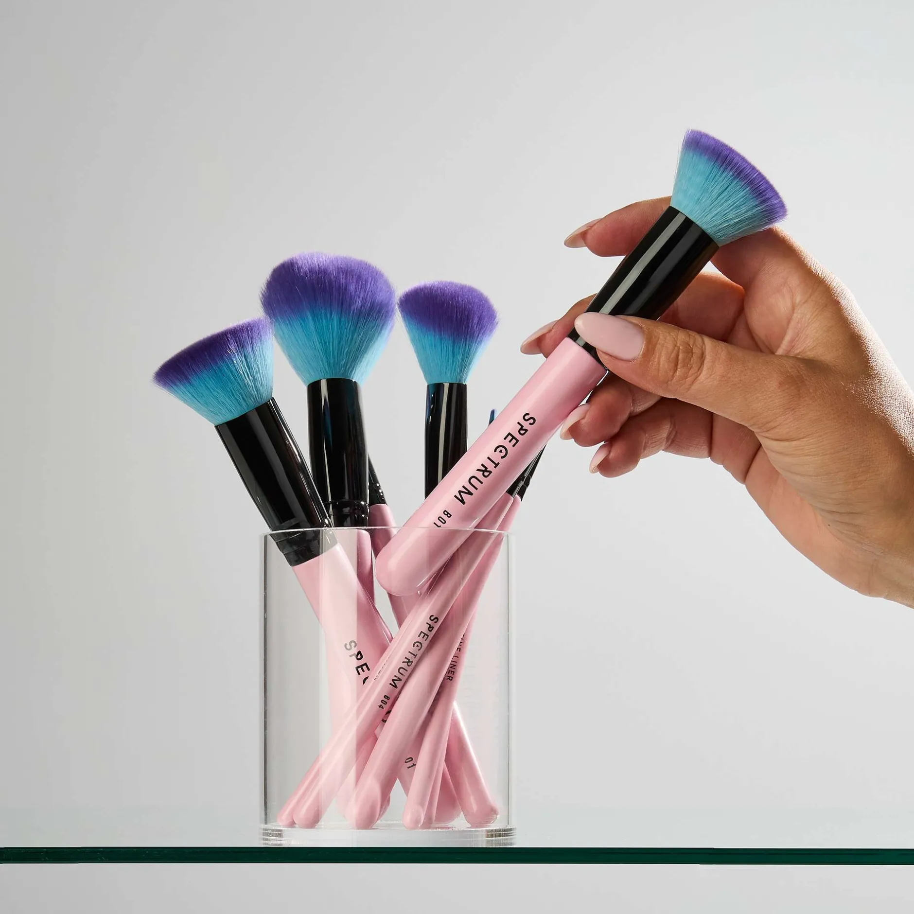 Spectrum Everyday Sets Millennial Pink 10 Piece Pink Essential Makeup Brush Set Outlet