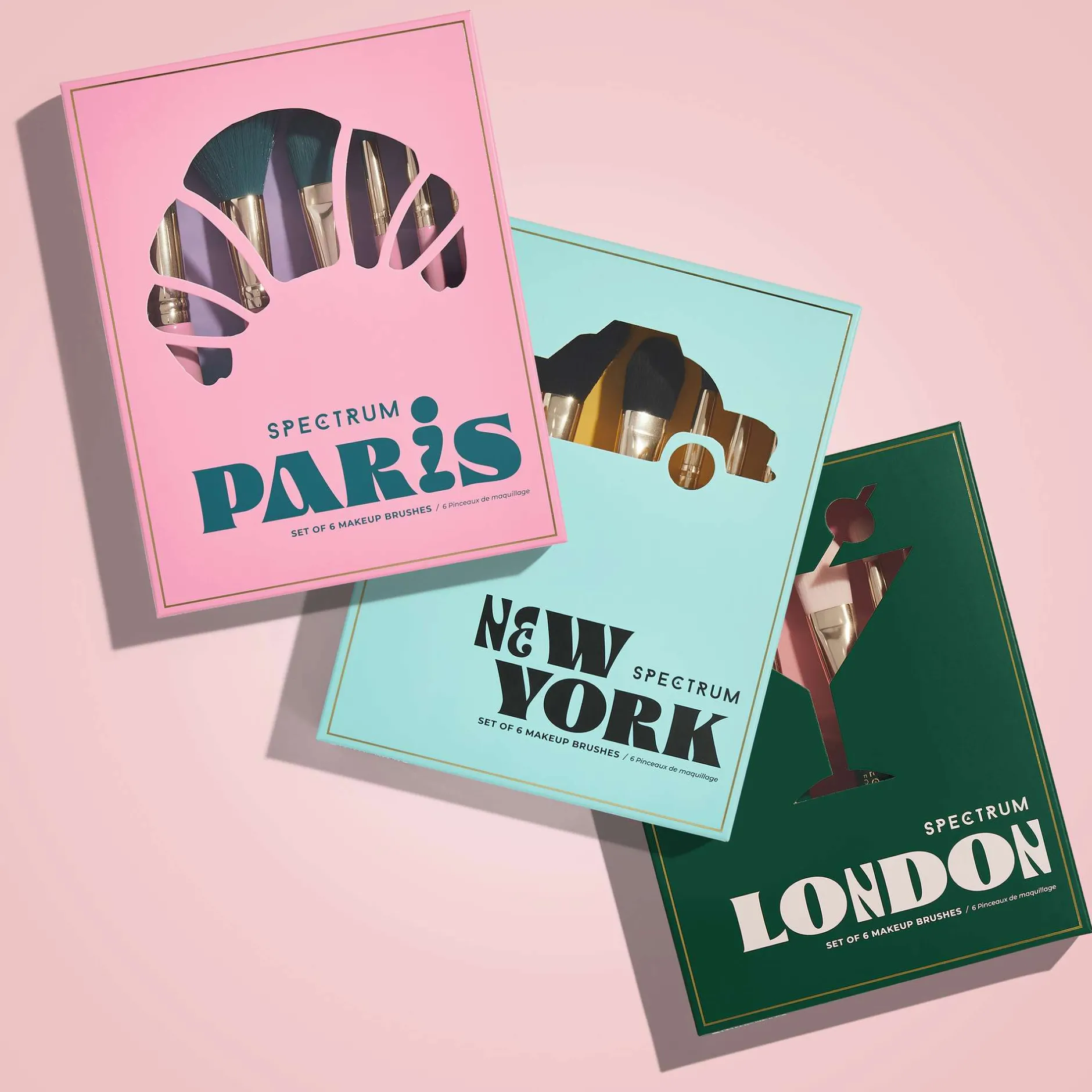 Spectrum Everyday Sets New York Travel Book 6 Piece Brush Set Clearance