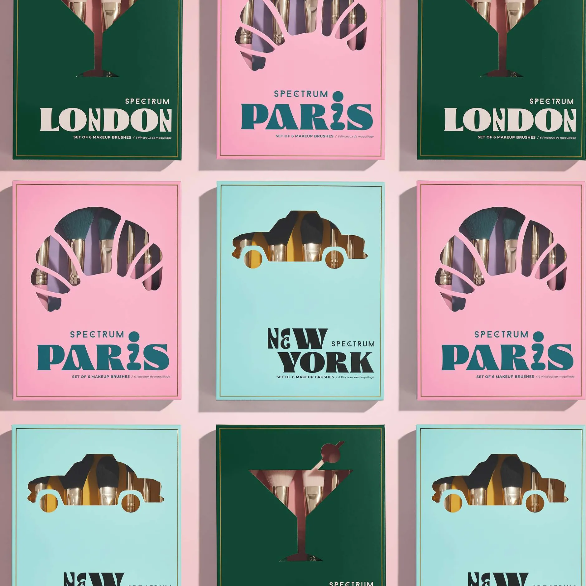 Spectrum Everyday Sets New York Travel Book 6 Piece Brush Set Clearance