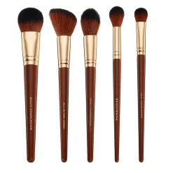 Spectrum Everyday Sets Pantherine 5 Piece Face Brush Set New