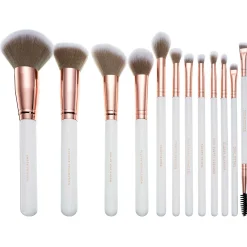 Spectrum Everyday Sets White Marbleous 12 Piece Makeup Brush Set New