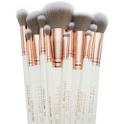 Spectrum Everyday Sets White Marbleous 12 Piece Makeup Brush Set New