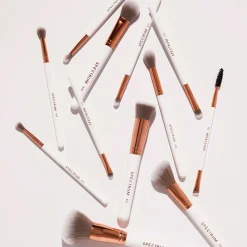 Spectrum Everyday Sets White Marbleous 12 Piece Makeup Brush Set New