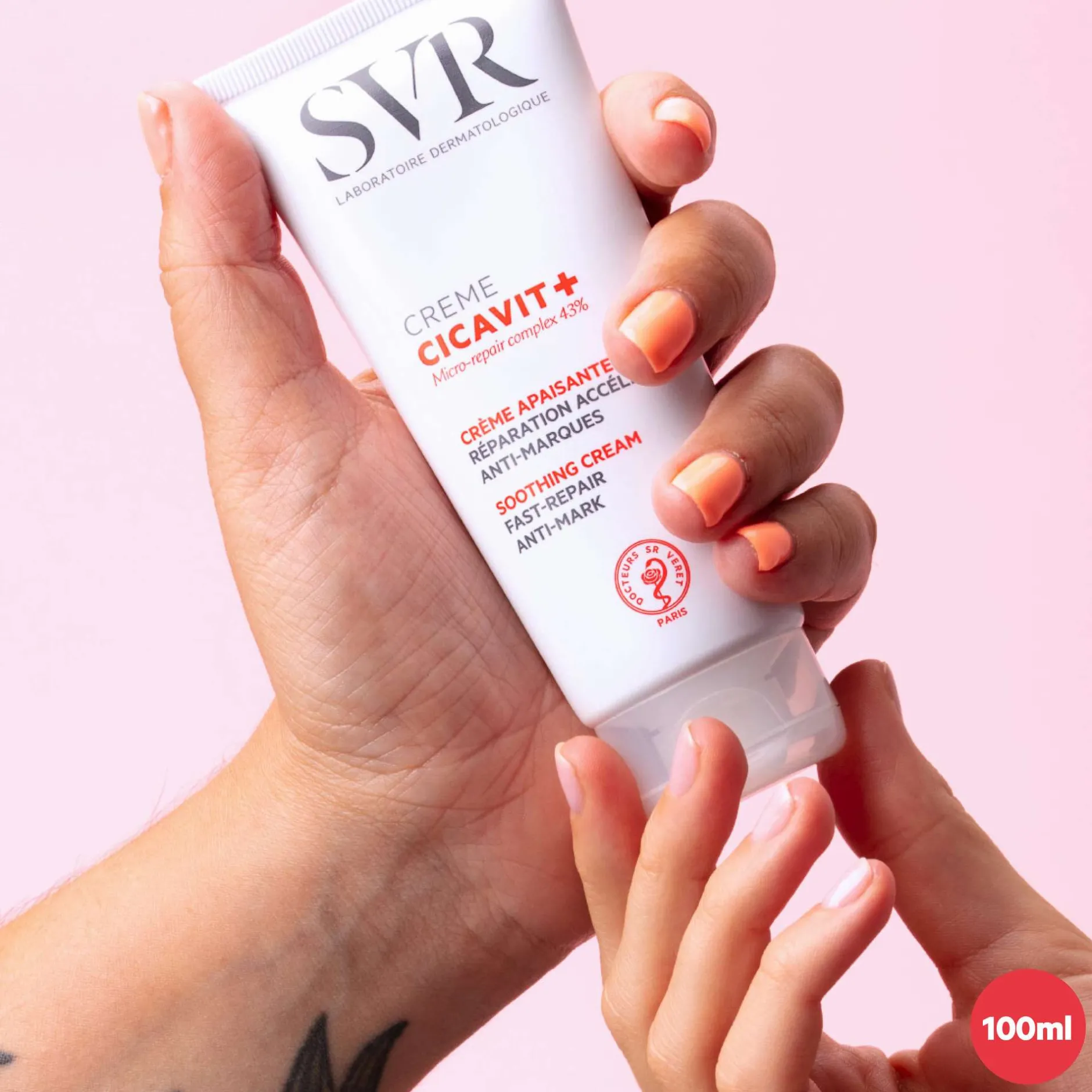 SVR Cicavit+ Skin Repair Accelerator Cream 100ml New