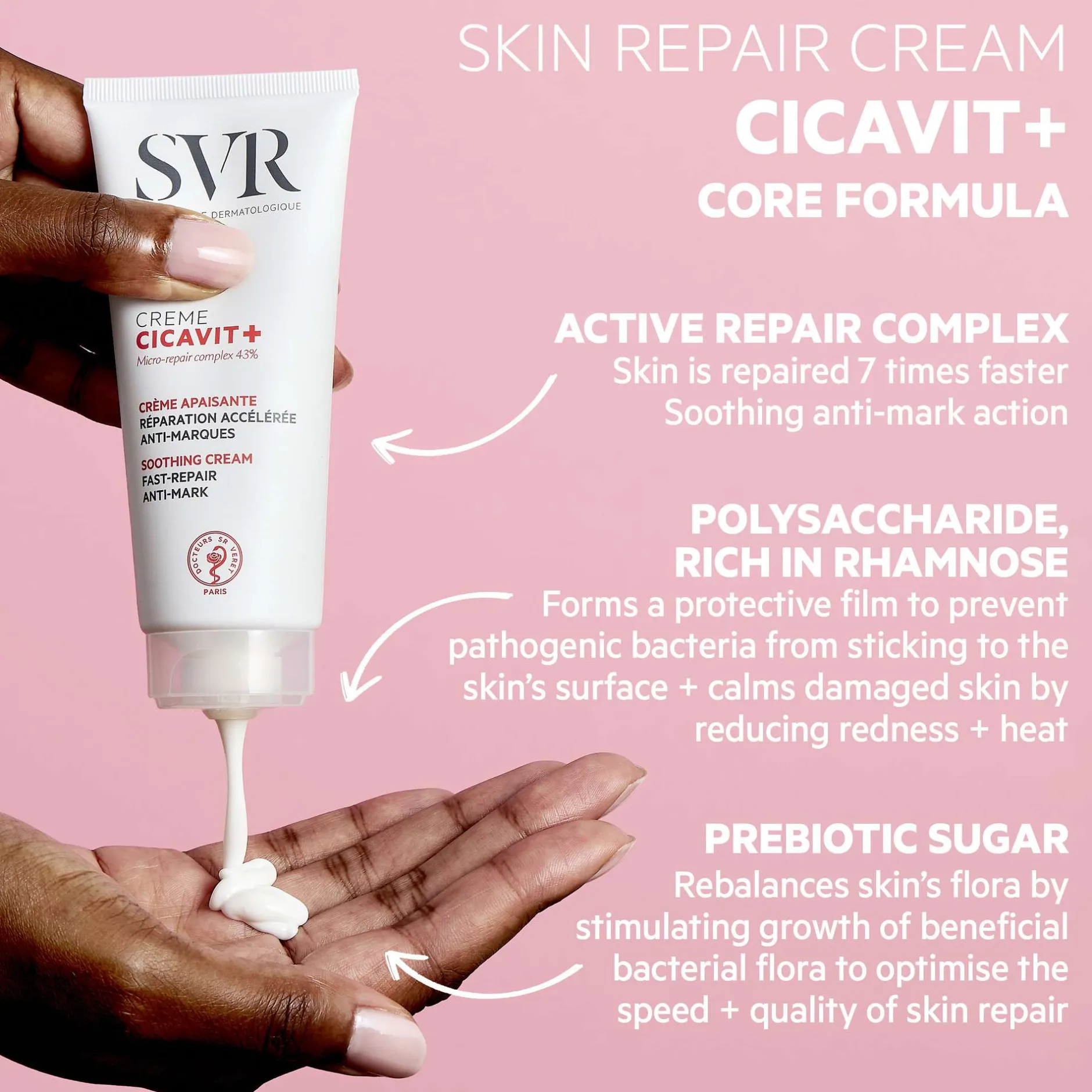 SVR Cicavit+ Skin Repair Accelerator Cream 100ml New
