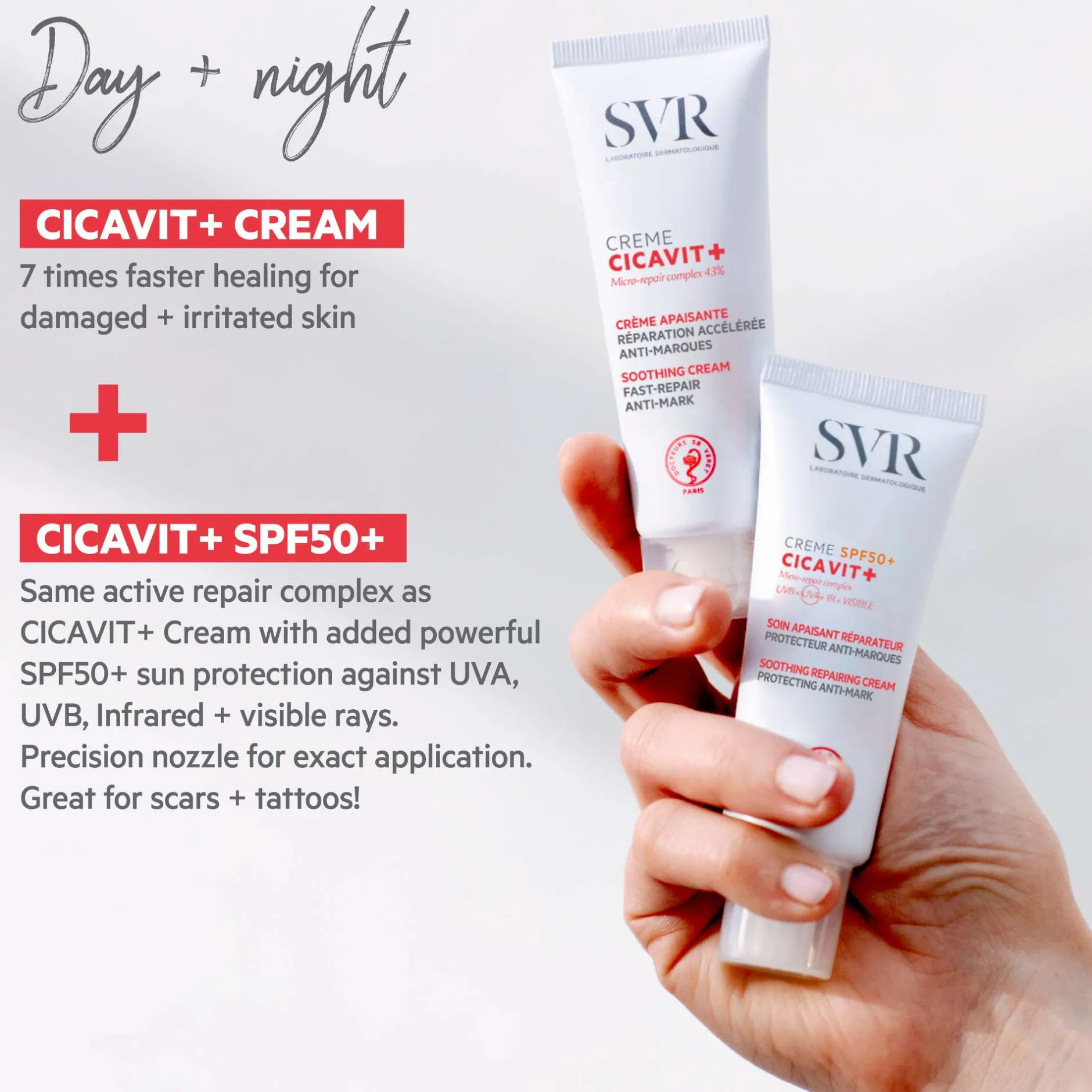 SVR Cicavit+ Skin Repair Accelerator Cream 100ml New