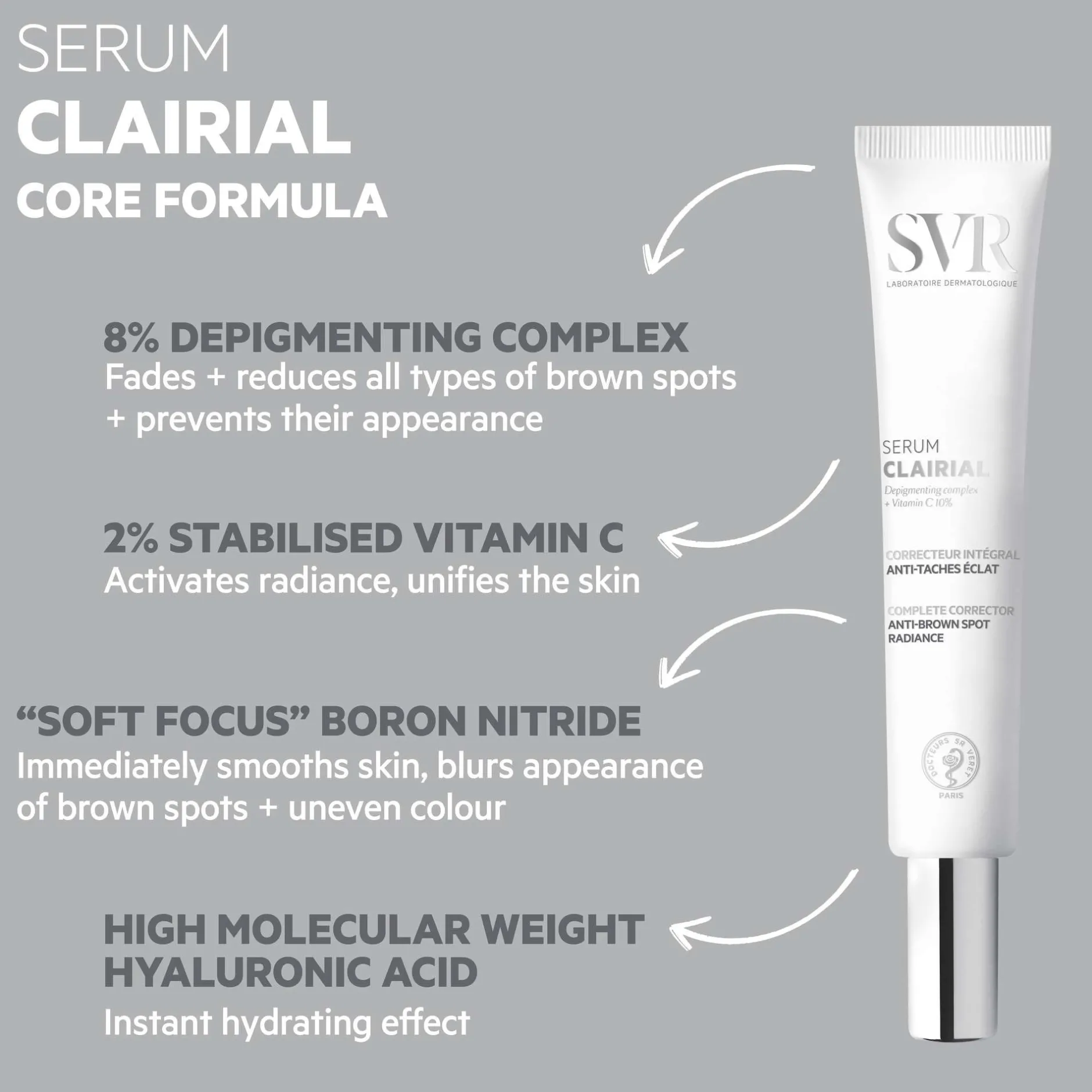 SVR Clairial Hyperpigmentation & Dark Spot Serum 30ml Clearance
