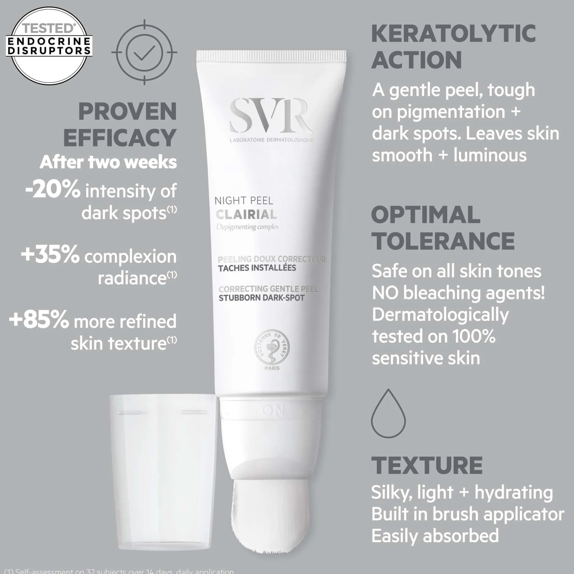 SVR Clairial Night Peel Hyperpigmentation Corrector 50ml Clearance