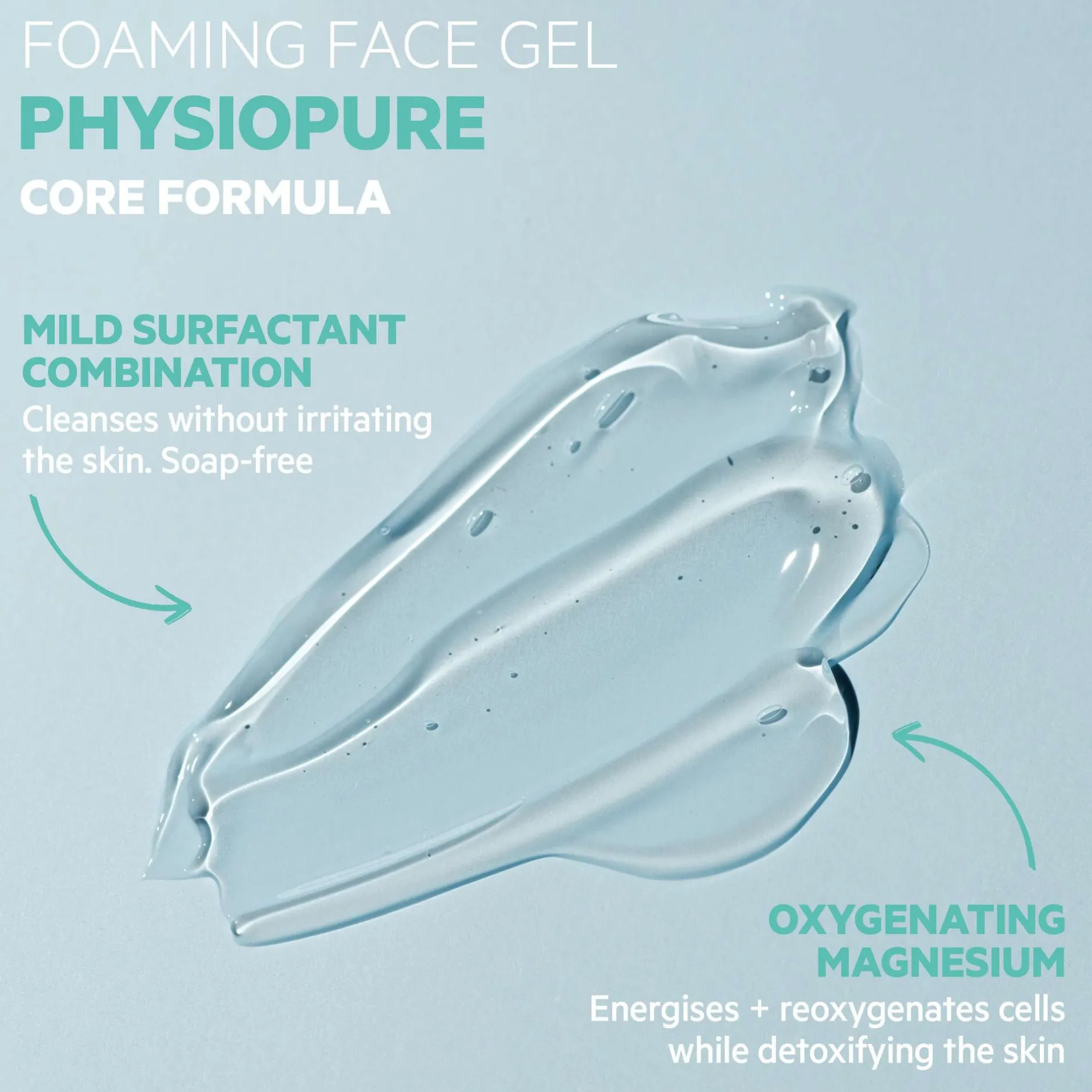 SVR Physiopure Foaming Wash-Off Gel for Balanced Skin 200ml New