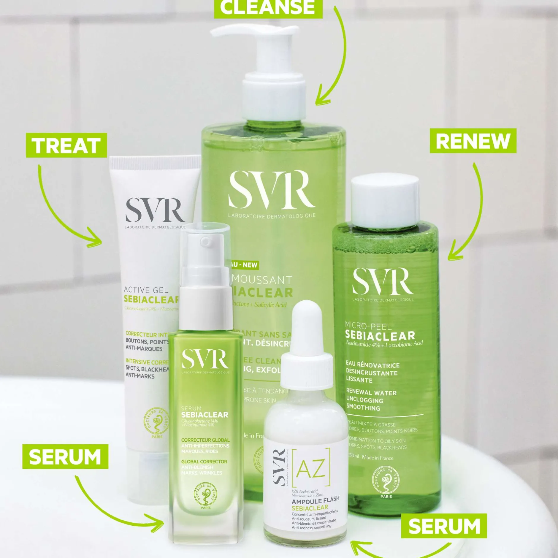 SVR Sebiaclear Cleansing Micellar Water for Oily Skin 400ml