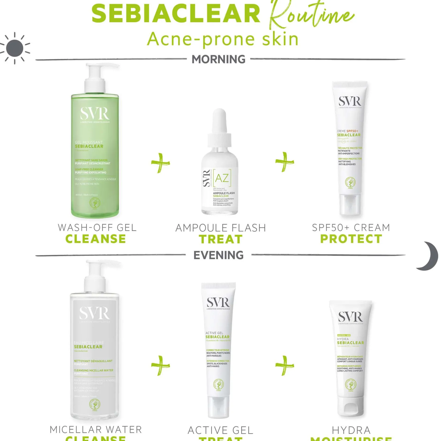 SVR Sebiaclear Foaming Salicylic Acid Cleanser 400ml