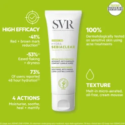 SVR Sebiaclear Hydra Soothing Moisturiser for Oily Skin 40ml