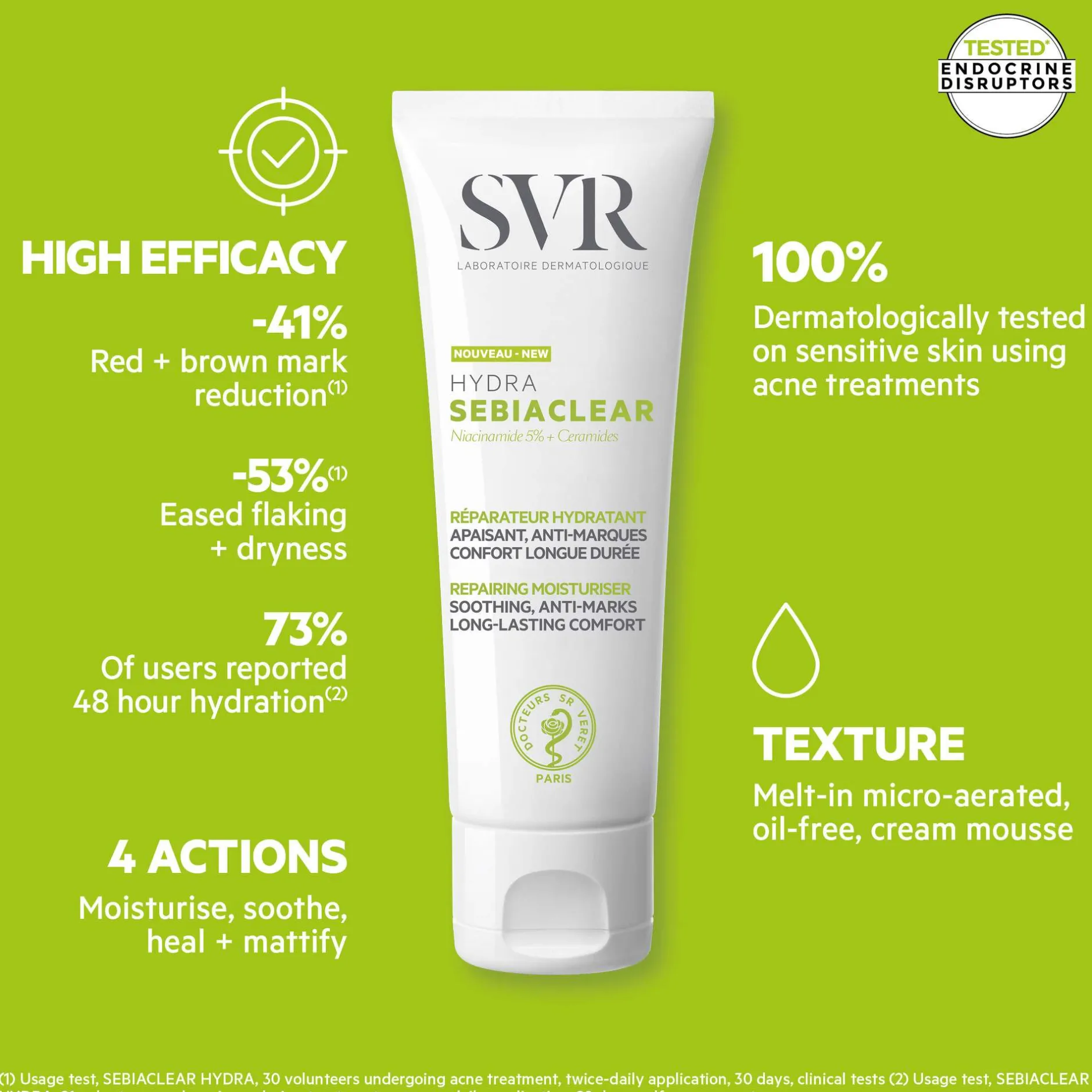 SVR Sebiaclear Hydra Soothing Moisturiser for Oily Skin 40ml